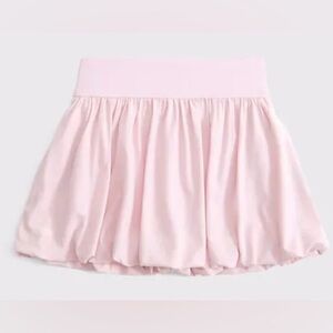Abercrombie Fitch Pink Pleated Mini Skirt Preppy School Girl size 14-16